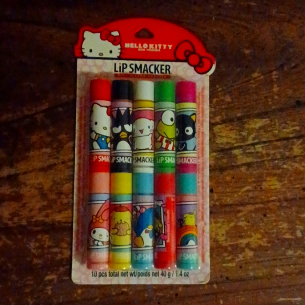 Hello kitty x lip smackers BNIP VHTF RARE